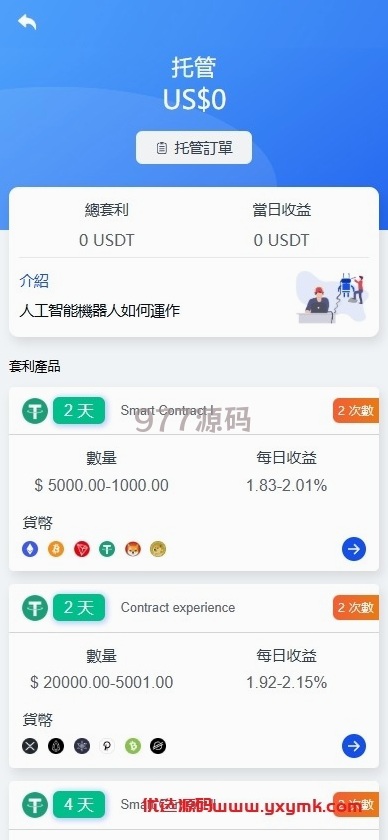 【全开源】海外DAPP交易所/虚拟币/外汇黄金交易/借贷/质押