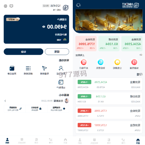 语言多个黄金微盘源码 贵金属外汇交易 时间盘 前端uniapp