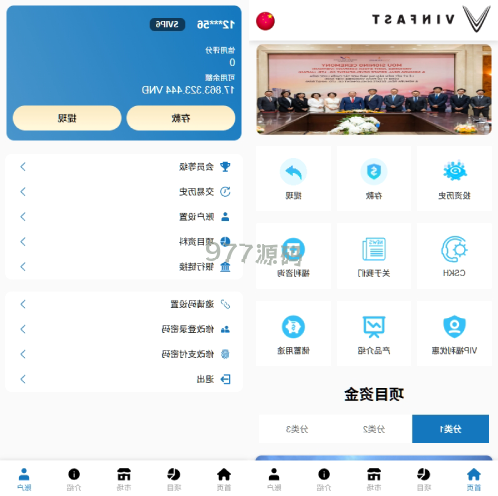 海外投资众筹源码 越南投资理财 前端VUE